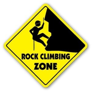 climbing sign
